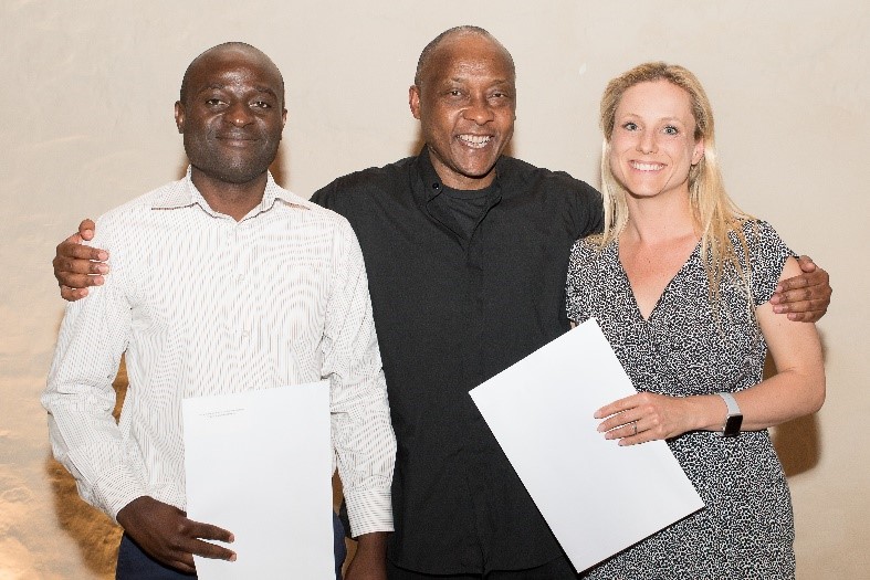 Mr Mwila Mulubwa and Ms Jana Winkler